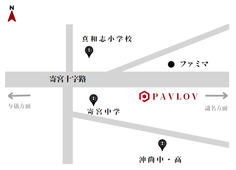 沖尚前教室の地図